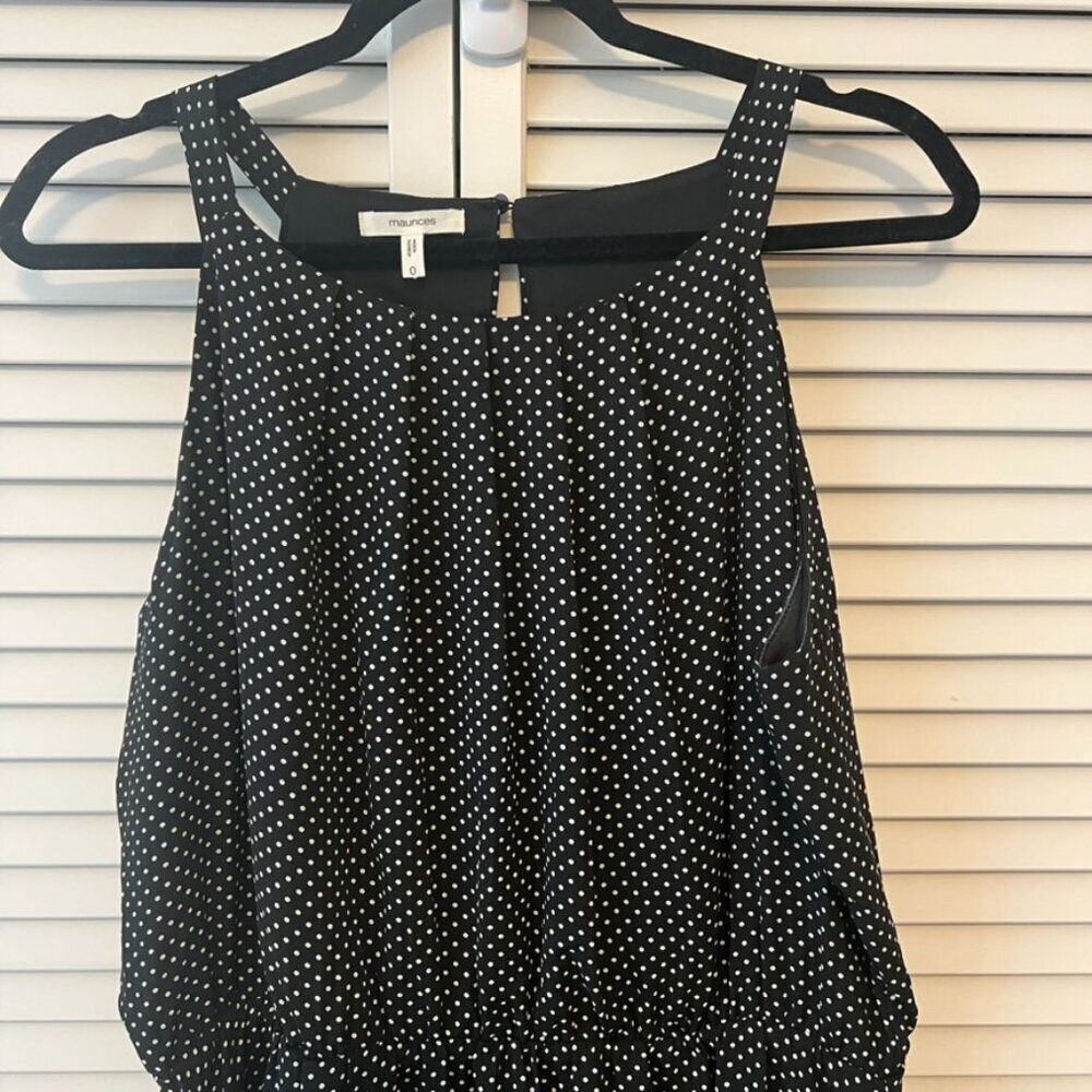 Maurices Polka Dot Dress Size 0X - Picture 3 of 9